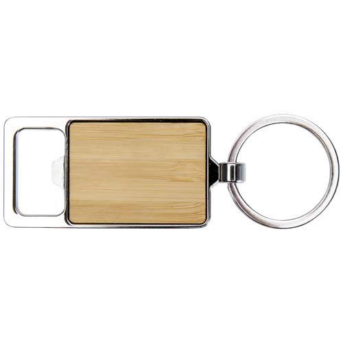 Porte-clés en bambou avec décapsuleur Snapper – Image 2