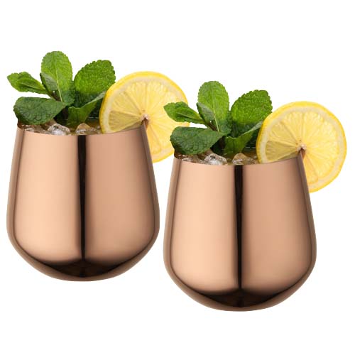 Lot de tasses en acier inoxydable Cascade 540 ml – Image 4