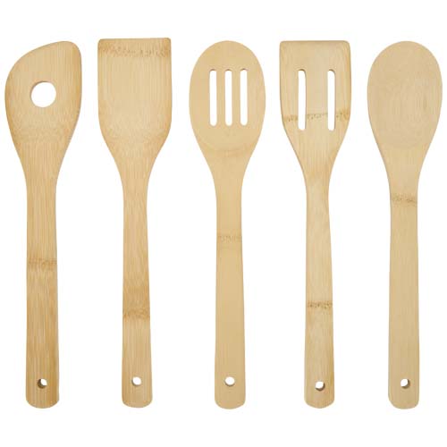 Ensemble d’outils de cuisine Tala en bambou – Image 4