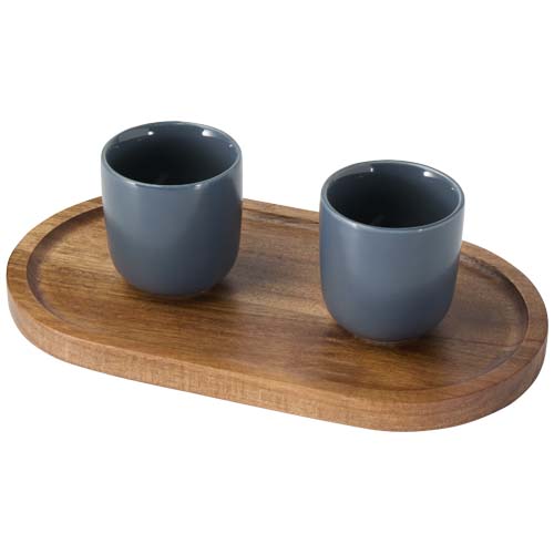 Plateau de service Edge en acacia – Image 5