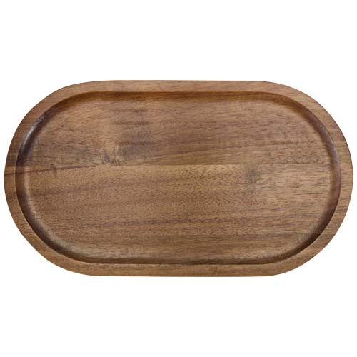 Plateau de service Edge en acacia – Image 2