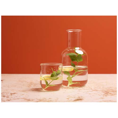 Ensemble carafe et tasse en verre Amelie en finition mate – Image 4