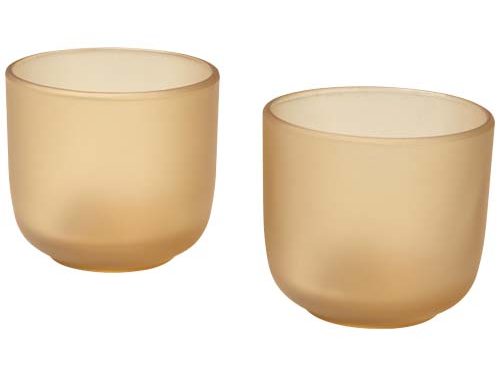 Gobelets en verre Male de 200 ml - lot de 2 en finition mate