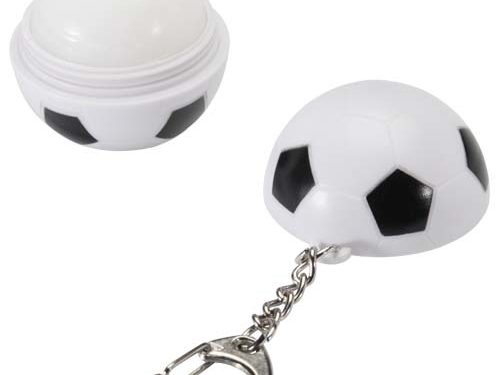 Baume à lèvres vanille en forme de ballon de football Rami avec FPS 15 et porte-clés