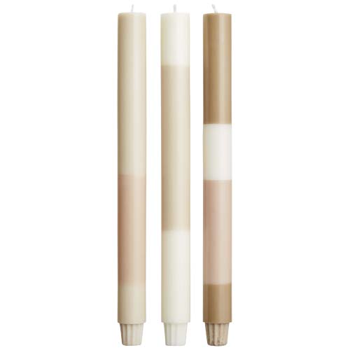 Bougies d’aspect craie Originalhome par lot de 4 – Image 2