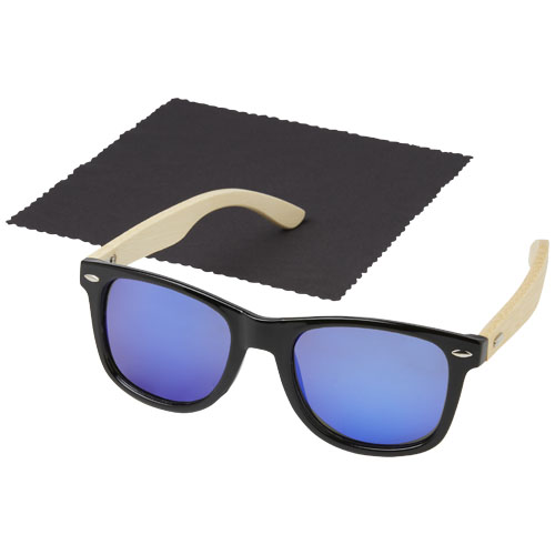 Lunettes de soleil polarisées miroir Taiyō en rPET/bambou dans coffret cadeau – Image 5