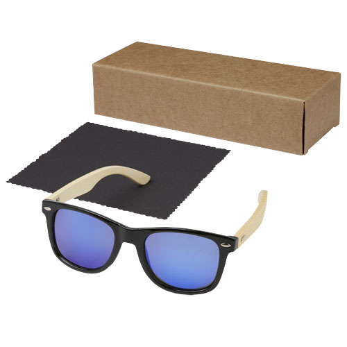 Lunettes de soleil polarisées miroir Taiyō en rPET/bambou dans coffret cadeau – Image 6