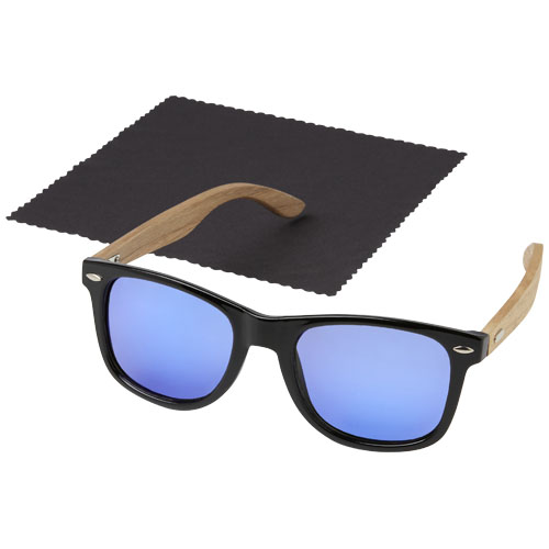 Lunettes de soleil polarisées miroir Hiru en rPET/bois dans coffret cadeau – Image 5