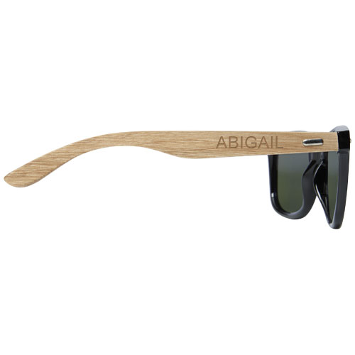 Lunettes de soleil polarisées miroir Hiru en rPET/bois dans coffret cadeau – Image 4