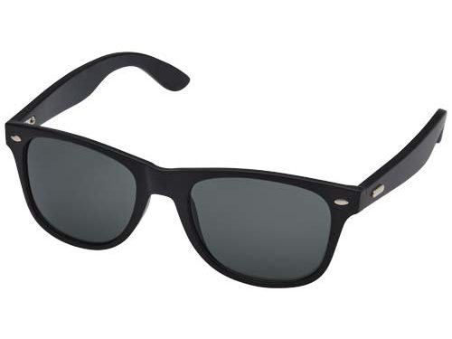 Lunettes de soleil Arlo en bambou avec revêtement noir