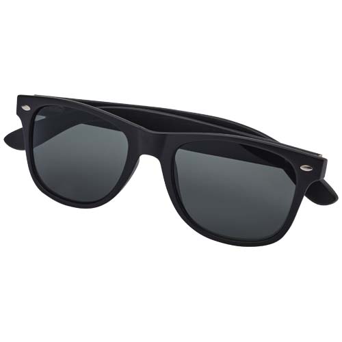 Lunettes de soleil Arlo en bambou avec revêtement noir – Image 4