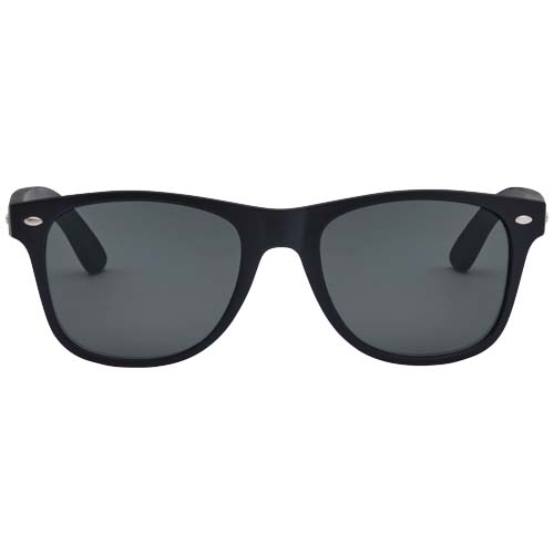 Lunettes de soleil Arlo en bambou avec revêtement noir – Image 2