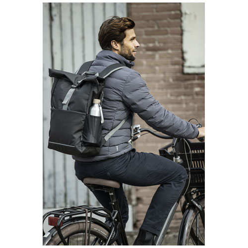 Sacoche de vélo Aqua de 20 L avec dessus enroulable 15" recyclée certifiée GRS résistante à l'eau – Image 8