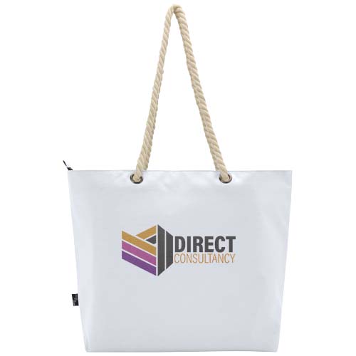 Sac shopping Panama recyclé GRS isotherme de plage avec poignées en cordelette 23L – Image 4