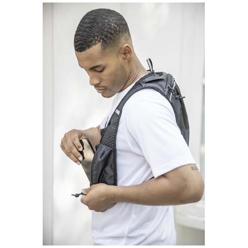 Gilet de course Varyon de 5 L en matériaux recyclés certifiés GRS avec système d’hydratation – Image 8