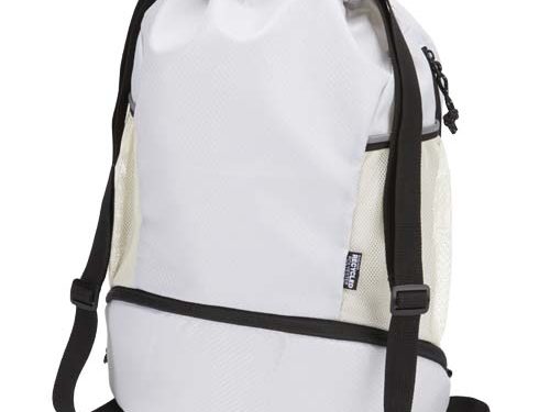 Sac de sport Varyon à cordon en matériaux recyclés certifiés GRS avec compartiment inférieur de 18 L