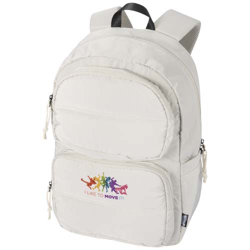 Sac à dos pour ordinateur portable Puffer de 15,6" recyclé et certifié GRS, de15 L – Image 4