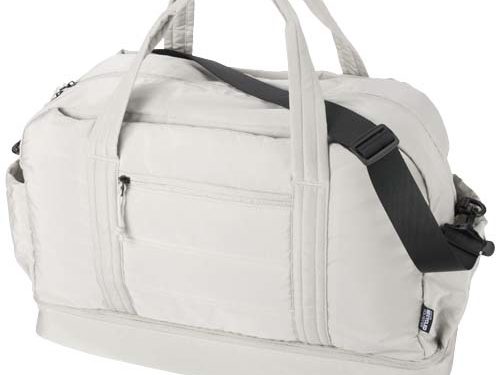 Sac de voyage Puffer recyclé certifié GRS avec fond isolé de 30 L