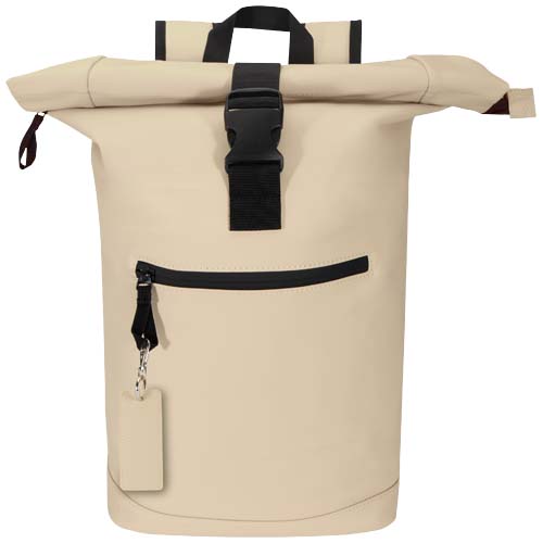 Porte-clés rectangulaire à breloques en matériaux recyclés certifié GRS Resi Plus – Image 5