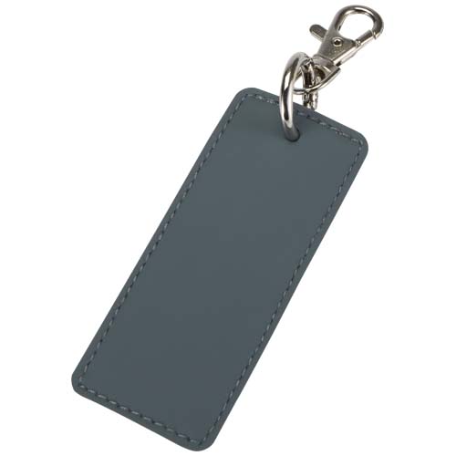 Porte-clés rectangulaire à breloques en matériaux recyclés certifié GRS Resi Plus – Image 7
