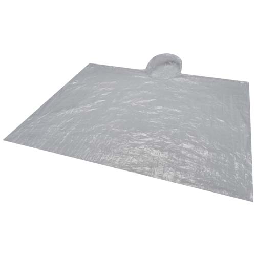 Poncho anti-brouillard dans un étui rond en plastique avec mousqueton – Image 5