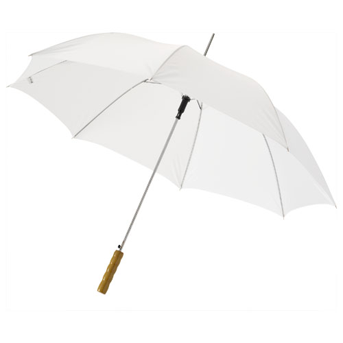 Parapluie 23" à ouverture automatique avec poignée en bois Lisa – Image 11