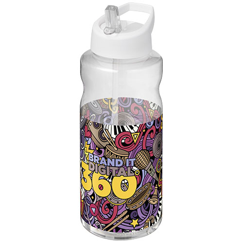 Bouteille de sport H2O Active® Big Base de 1 litre avec couvercle à bec verseur – Image 3