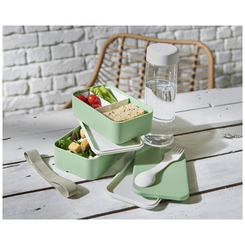 Boite repas 700+700 ml MIYO Renew à deux blocs – Image 7