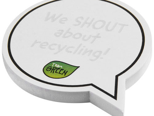Post-its recyclés Sticky-Mate® en forme de bulles