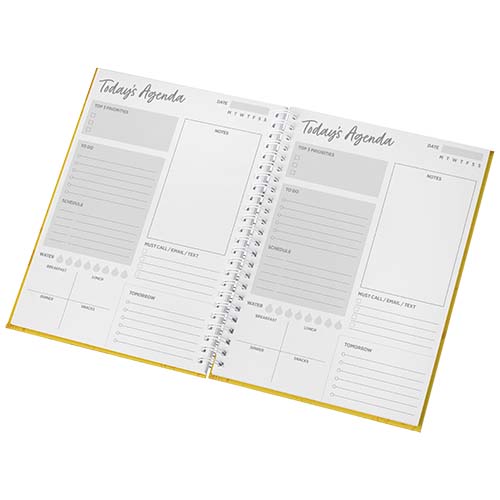 Journal à couverture rigide Desk-Mate® A5 – Image 4