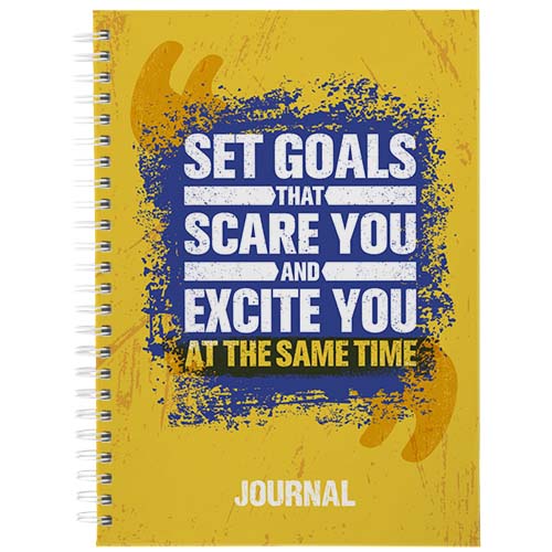 Journal à couverture rigide Desk-Mate® A5 – Image 2