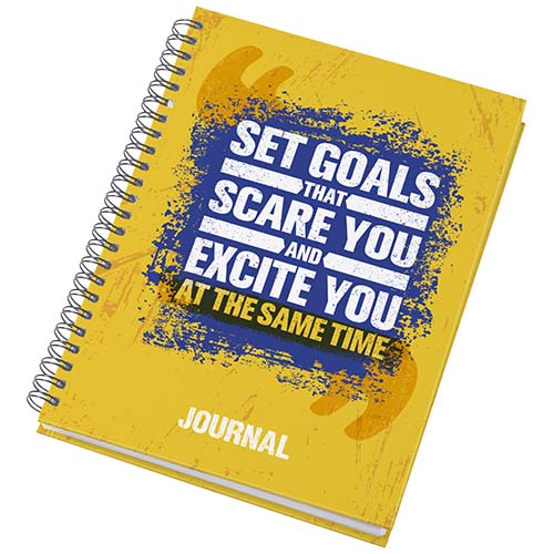 Journal à couverture rigide Desk-Mate® A5 – Image 5