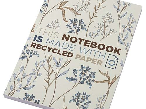 Cahier Novella Austen Colours A5 recyclé à couverture souple de 100 feuilles