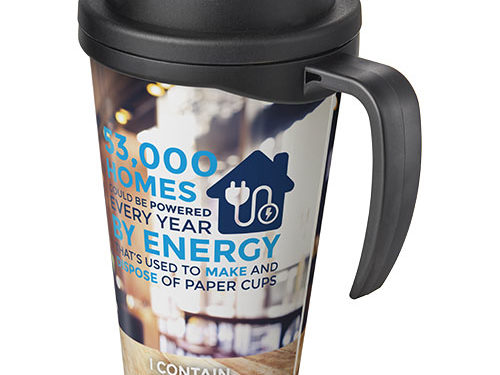 Mug isolant Brite-Americano® Grande 350ml avec couvercle anti fuite