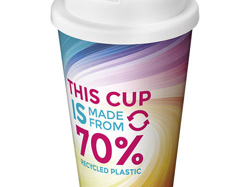 Gobelet avec isolation Brite-Americano® Eco de 350 ml et anti-déversement