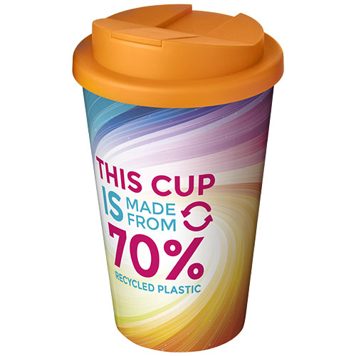 Gobelet avec isolation Brite-Americano® Eco de 350 ml et anti-déversement – Image 7