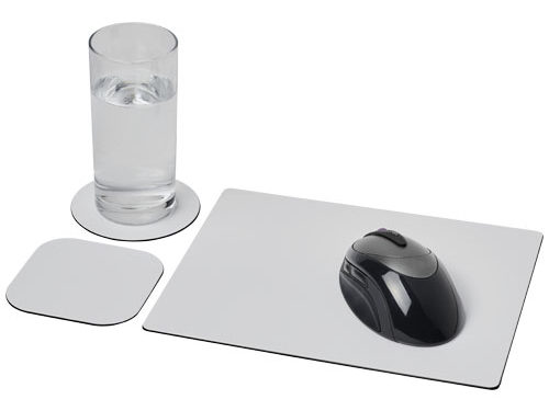 Ensemble de tapis de souris et sous-verre Brite-Mat®