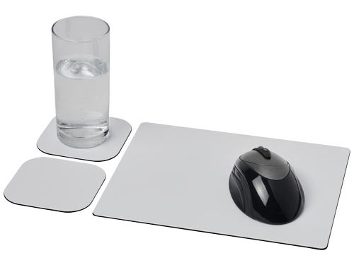 Ensemble de tapis de souris et de dessous de verre Brite-Mat® 3