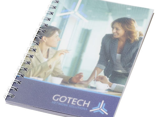 Cahier Desk-Mate® A6 à spirales avec couverture polypropylène