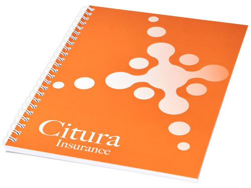 Cahier Desk-Mate® à spirales A5 avec couverture PP