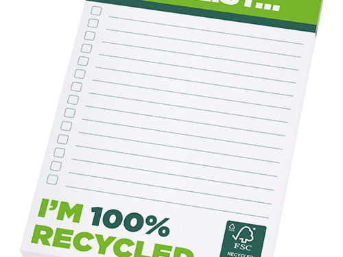 Bloc-notes A6 recyclé Desk-Mate®
