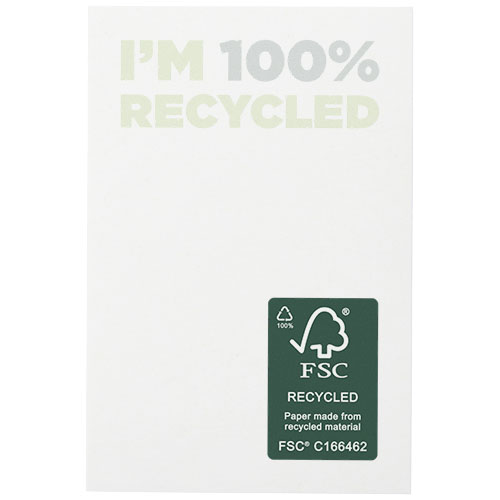 Mémos autocollants recyclés 50 x 75 mm Sticky-Mate® – Image 2