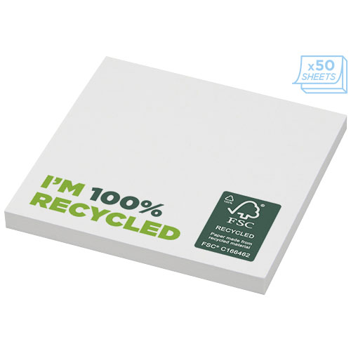 Mémos autocollants recyclés 75 x 75 mm Sticky-Mate® – Image 4