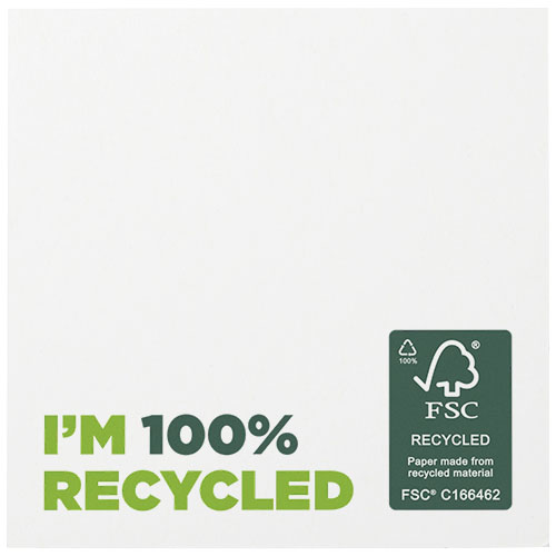 Mémos autocollants recyclés 75 x 75 mm Sticky-Mate® – Image 2