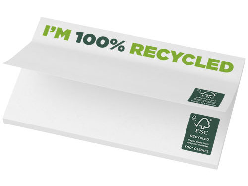 Mémos autocollants recyclés 127 x 75 mm Sticky-Mate®
