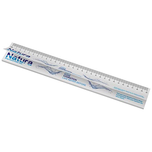 Notes autocollantes recyclées Sticky-Mate® avec règle imprimée 30 cms – Image 3