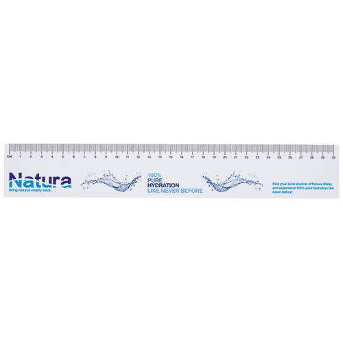 Notes autocollantes recyclées Sticky-Mate® avec règle imprimée 30 cms – Image 2