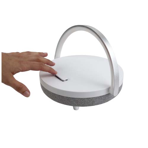 Enceinte Bluetooth® 4-en-1 Prixton de 10 W avec lumière LED et station de charge sans fil – Image 3