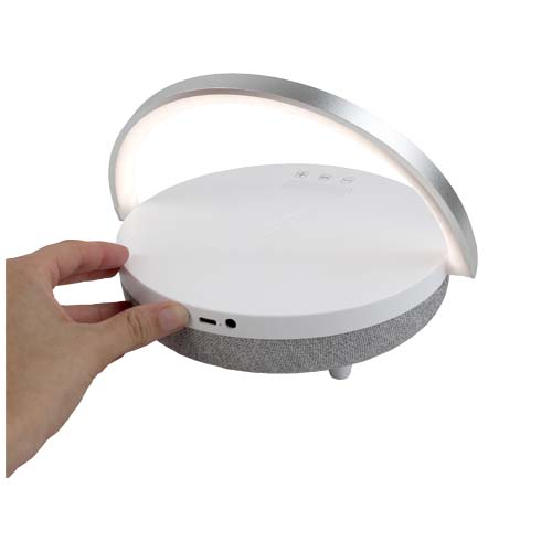 Enceinte Bluetooth® 4-en-1 Prixton de 10 W avec lumière LED et station de charge sans fil – Image 4