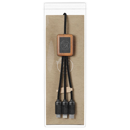Câble en bambou SCX.design C29 3-en-1 – Image 5
